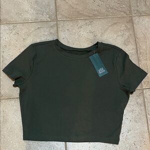 Wild Fable Black Crop Top